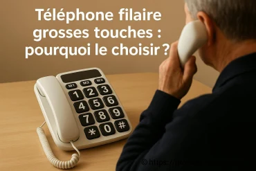 Téléphone filaire grosses touches : pourquoi le choisir pour plus d'accessibilité ?