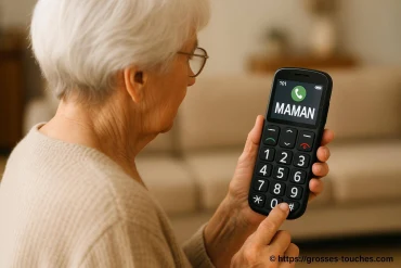 Téléphone grande touche senior : comment améliorer la visibilité et l’ergonomie