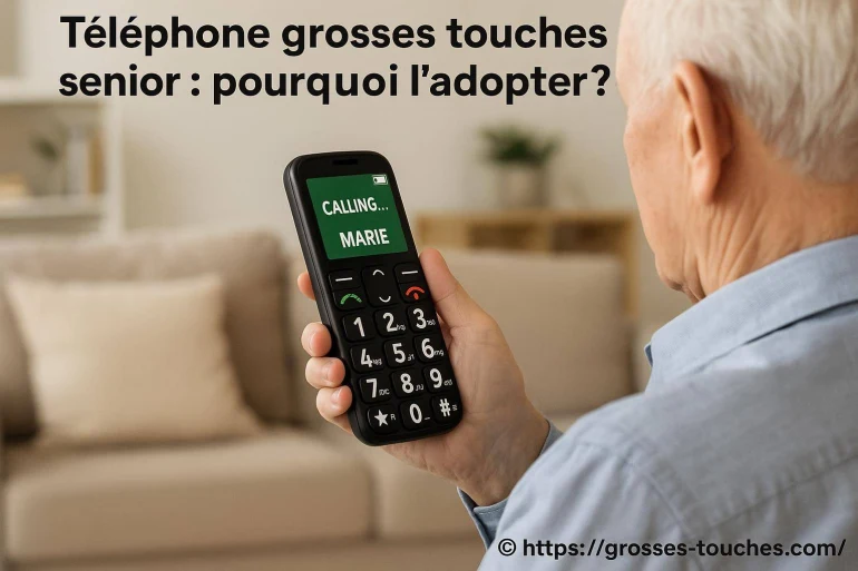 Téléphone grosses touches senior : pourquoi l’adopter pour faciliter la communication ?