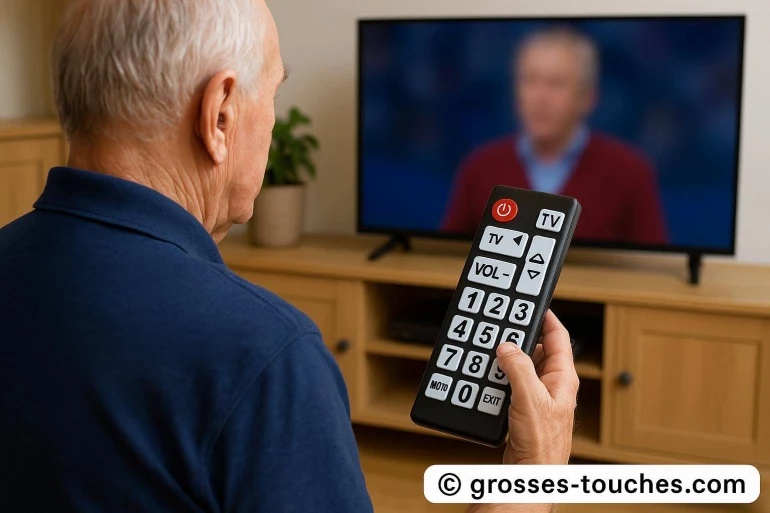 Télécommande universelle grosses touches : comment faciliter l’usage de votre TV