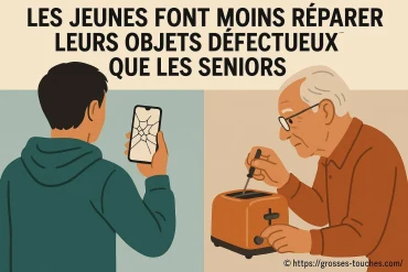 Les jeunes font moins réparer leurs objets défectueux que les seniors