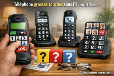 Téléphone grosses touches sans fil : lequel choisir pour une meilleure accessibilité ?