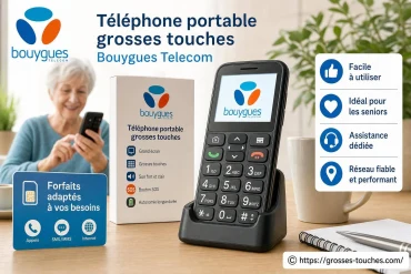 Téléphone portable grosses touches Bouygues : offres et modèles