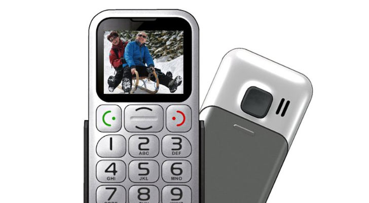 Téléphone Portable Senior débloqué avec Grandes Touches