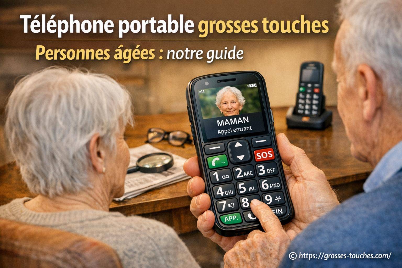 Téléphone portable grosses touches pour personnes âgées : notre guide complet