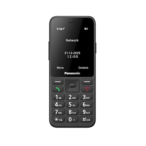 Panasonic KX-TU260EXB Téléphone Portable 4G, Téléphone Senio