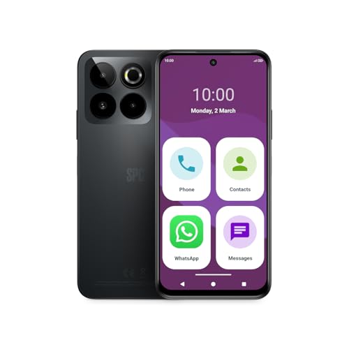 SPC ZEUS 2 Elite – Smartphone pour Seniors écran 6,7” et 128