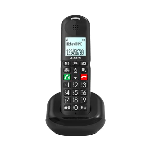 ALCATEL XL685 - Téléphone Fixe sans Fil DECT Senior Format X