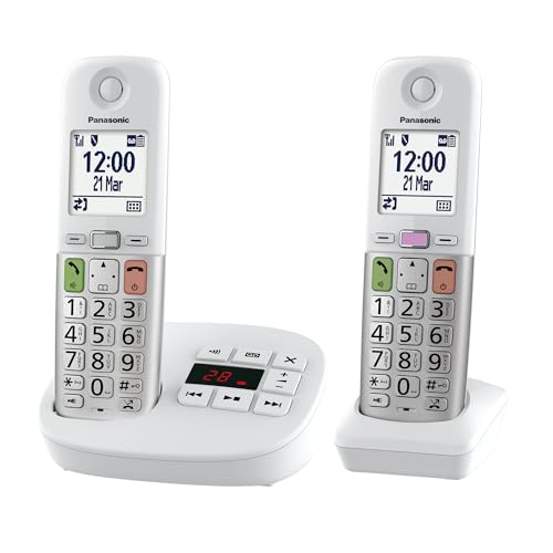 Panasonic KX-TGU432EXW Téléphone Numérique sans Fil avec Rép