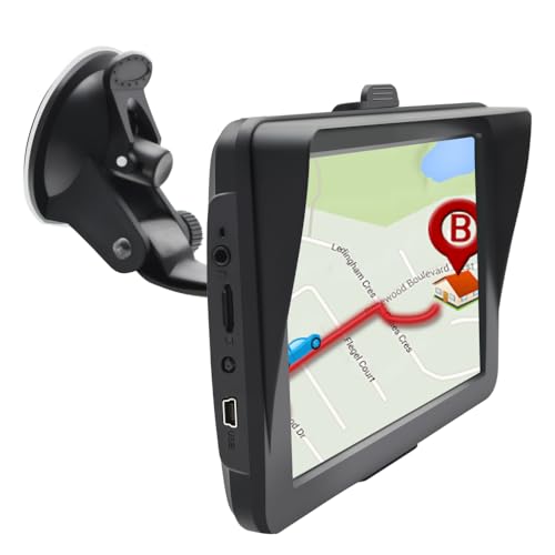 GPS Voiture avec écran Tactile 7 - Bluetooth, Cartes Europe,