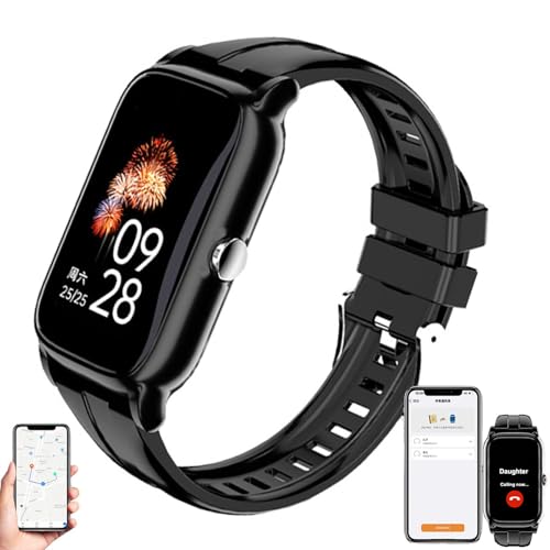 Montre connectée GPS pour personnes âgées, détection de chut