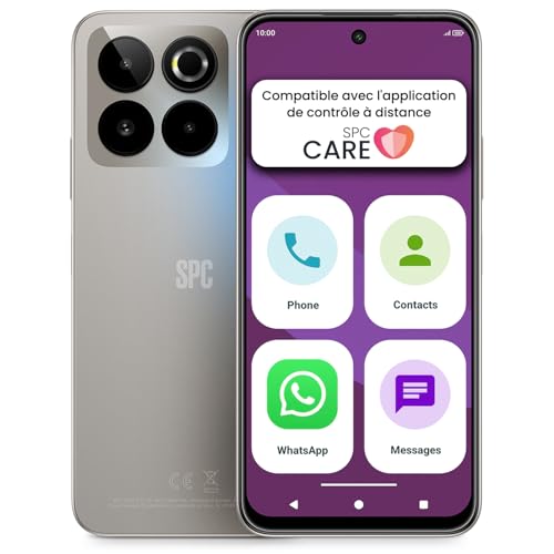 SPC ZEUS 2 ELITE – Smartphone pour Seniors écran 6,7” et 128