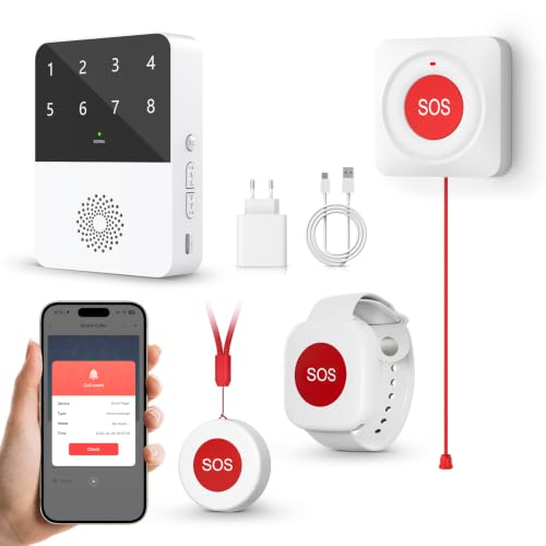 Bouton dappel durgence pour Personnes âgées avec WiFi, Brace