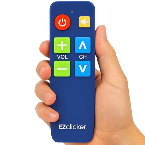 EZclicker Plus Télécommande TV pour Personnes âgées Télécomm