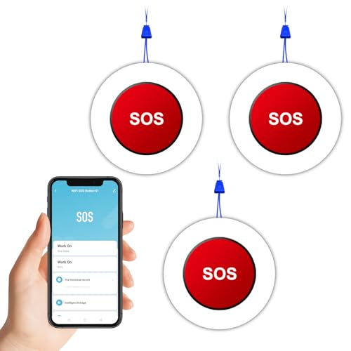 Bouton durgence SOS Intelligent WiFi de la Garde du Loup Tuy