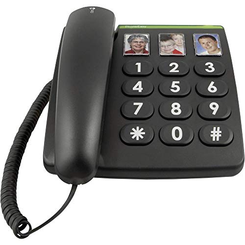 doro téléphone grande touche PhoneEasy331ph noir (import All