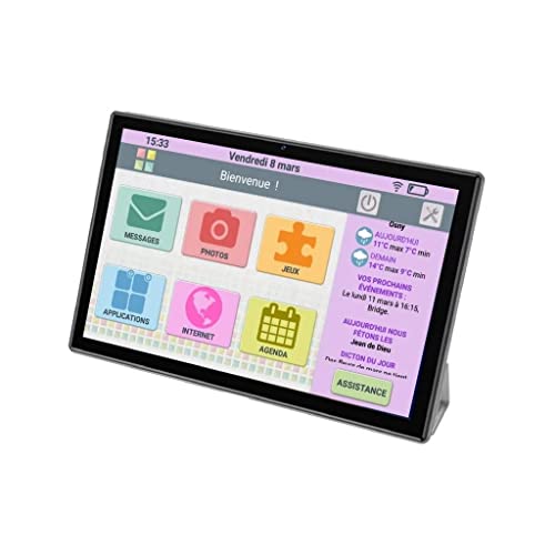 Tablette tactile senior simple