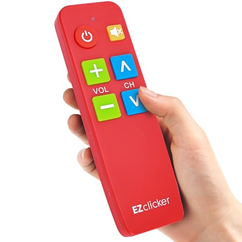 Télécommande TV à grosses touches pour senior