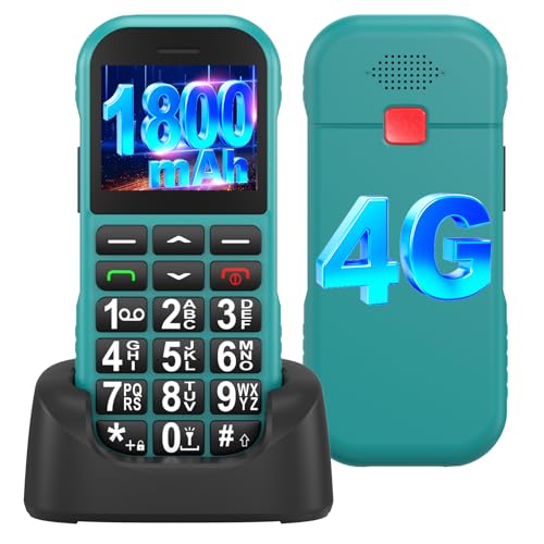 4G Téléphone Portable Senior Débloqué avec Grandes Touches |