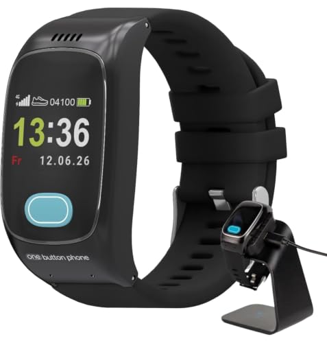 one button phone - Montre Téléphone Senior GPS SOS Anti-Chut