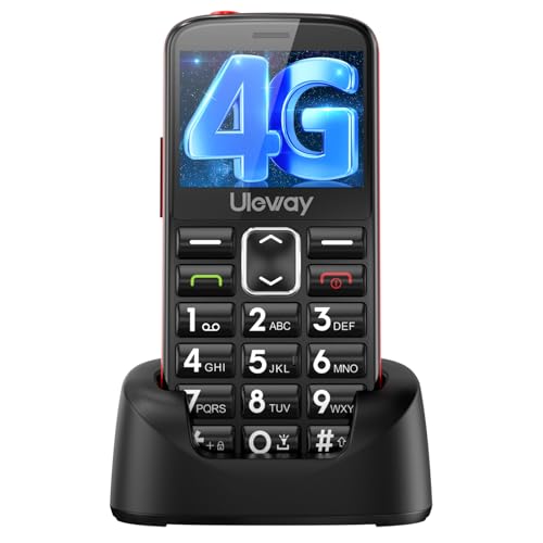 Tosaju Téléphone portable 4G pour personnes âgées sans contr