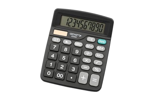 Genie Calculatrice de Bureau 220 MD, 10 Chiffres, Double Ali