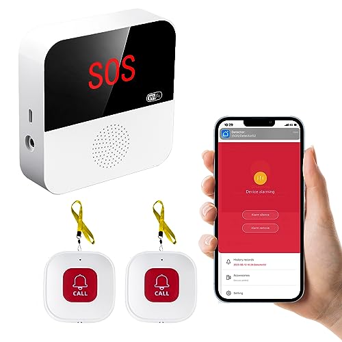 Chatthen systeme Alarme Maison, Bracelet Alarme Personne age