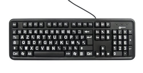 Clavier d'ordinateur à grosses touches pour senior