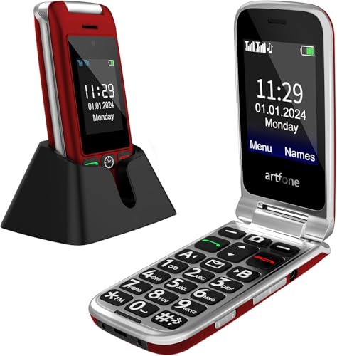 artfone G6 4G Teléfono Móvil Para Mayores, Teclas Grandes, D