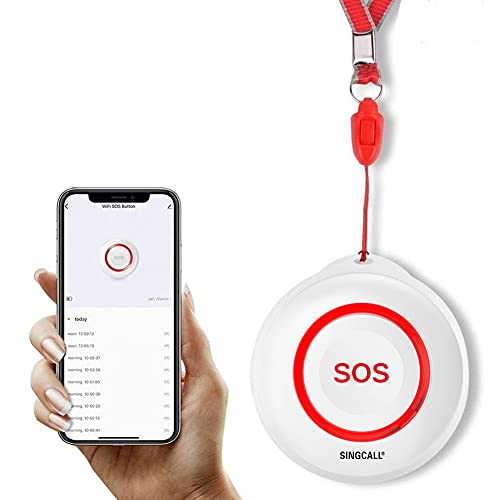 SINGCALL Système durgence avec Bouton SOS Tuya WiFi pour Per
