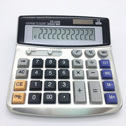 Lianshi Calculatrice de Bureau électronique avec 12 Chiffres
